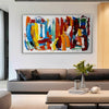 Artpnt Colorful Wall Art - Hand Painted Original Oil Painting #CP136